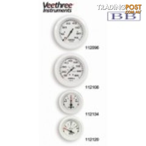 Marine gauges Outboard water pressure gauge kit 0 - 40 psi