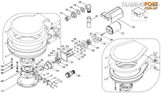 TMC Replacement 12V Motor sp190