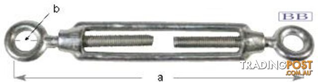 Turnbuckle Eye-Eye M12