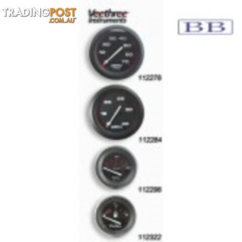 Black Amega Fuel Gauge
