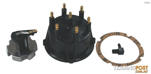 Distributor Mercruiser replacement cap and rotor HEI V6
