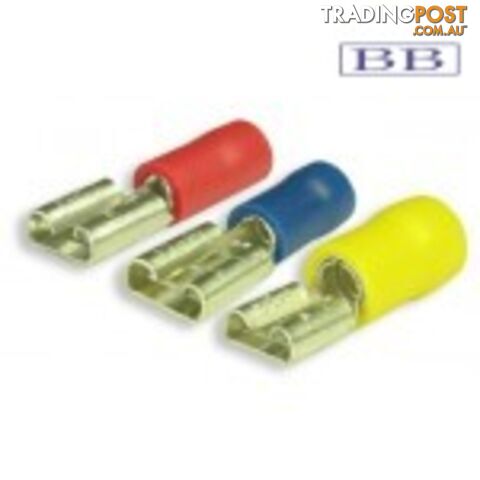 External Spade Terminal Red (10)