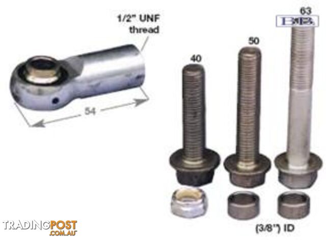 Tie Rod End Kit Stainless Steel