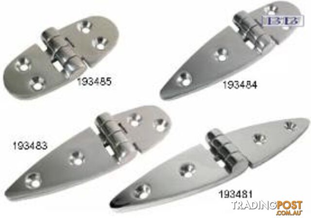 Cast S/S Hinges 82mm