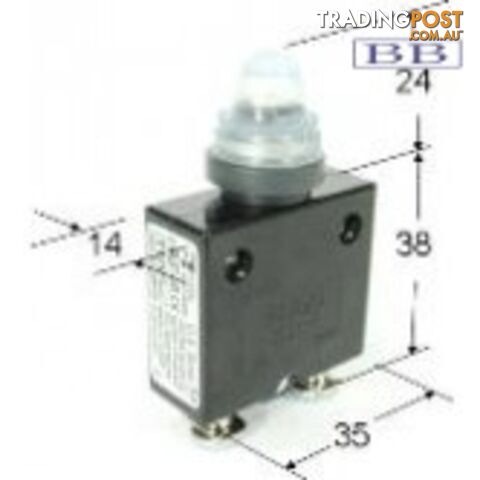 CarlingŒ¬ CLB Circuit Breaker 10 Amp