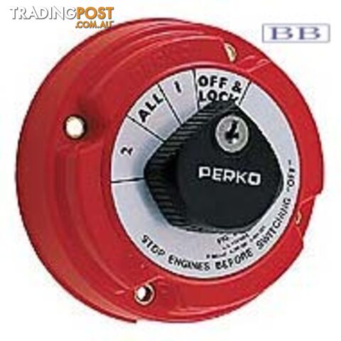 Perko Battery Selection Switch - Lockable 401112
