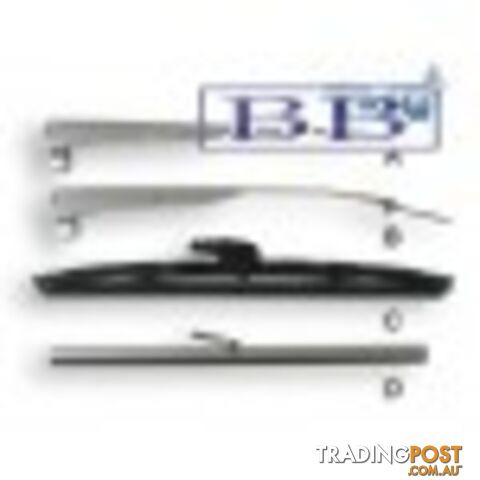 Stainless Steel Straight Wiper Blade, 280mm