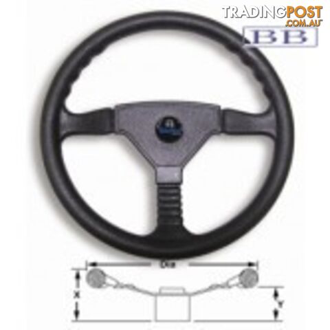 Boat steering wheel Champion Deluxe PVC Wheel