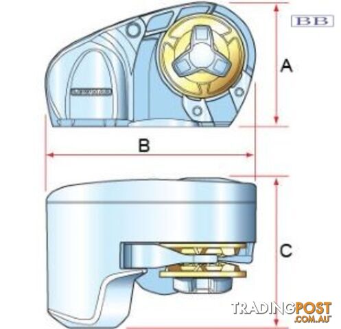 LEWMAR winches FREE Fall conversion Kit 154398 to suit 154380 and 154382