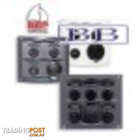 Contour 3 Switch with Socket - Charcoal