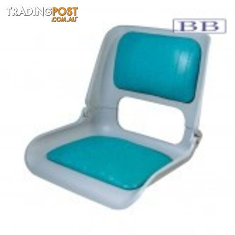 Boat seats Grey Skipper Seat with Teal Padding