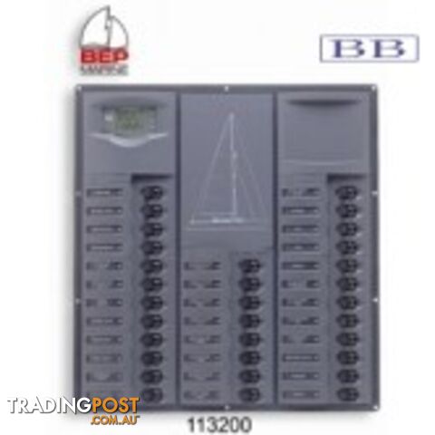 Yacht 32 Breaker Panel with Digital Meter 113200