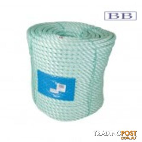 Aquadan 3 Strand Rope 22mm x 125m coil