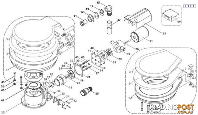 TMC Replacement 24V Motor SP191