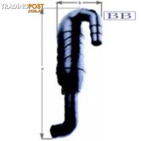 Gooseneck Marine Muffler
