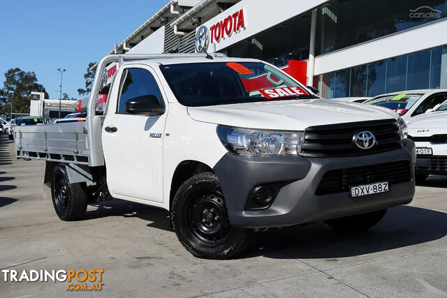 2018 TOYOTA HILUX WORKMATE  CAB CHASSIS