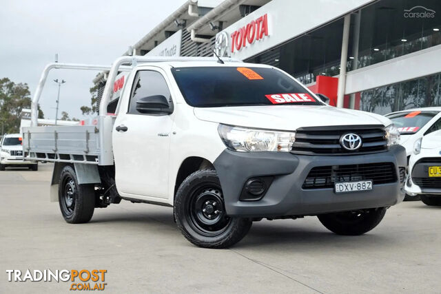 2018 TOYOTA HILUX WORKMATE  CAB CHASSIS