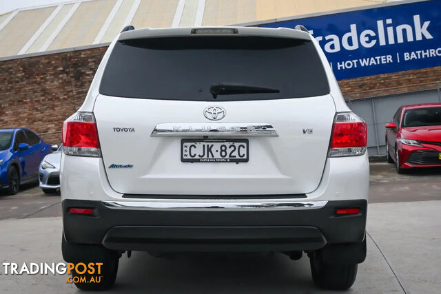 2012 TOYOTA KLUGER ALTITUDE  SUV - photo 5 of 22