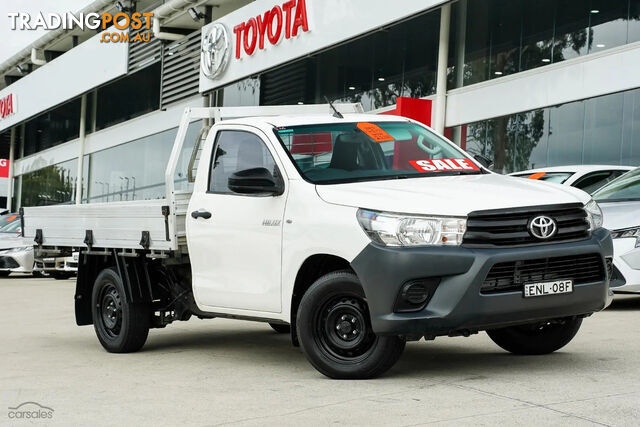 2018 TOYOTA HILUX WORKMATE  CAB CHASSIS