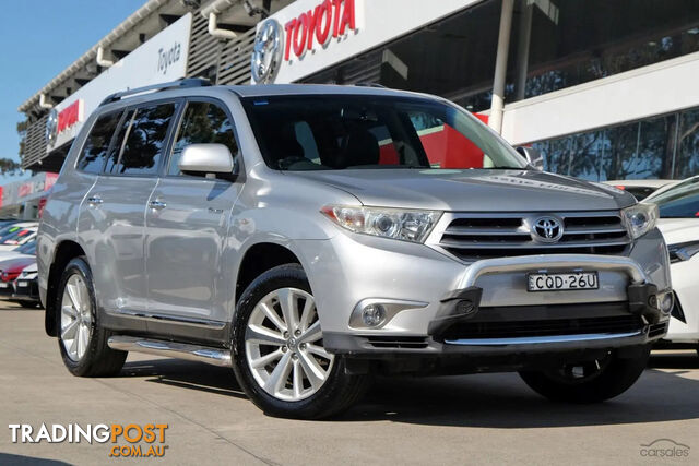 2013 TOYOTA KLUGER KX  SUV