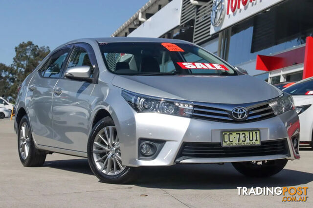 2014 TOYOTA COROLLA ZR  SEDAN