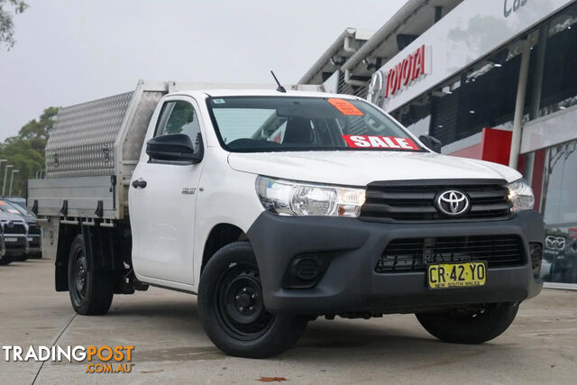 2018 TOYOTA HILUX WORKMATE  CAB CHASSIS