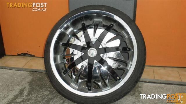 VERDE SINISTER 20 INCH CHROME ALLOY WHEELS