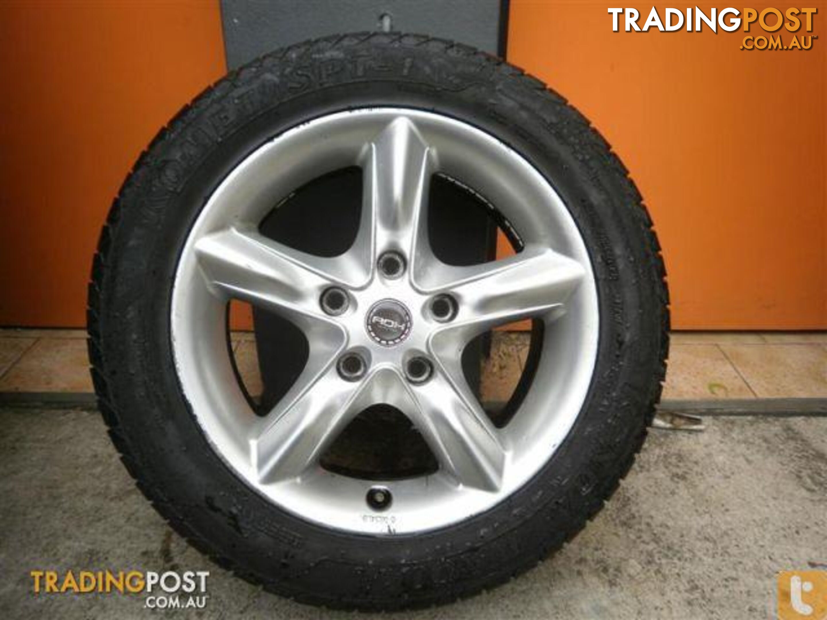 WHEELS TYRES ROH 5 SPOKE 16 INCH ALLOY WHEELS