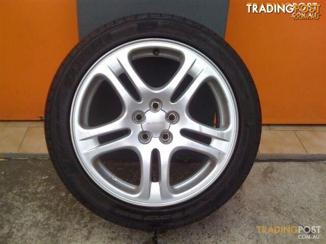 SUBARU WRX 17 INCH GENUINE ALLOY WHEELS