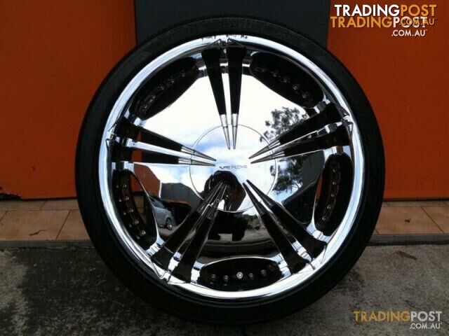 VERDE HELIX 20 INCH CHROME ALLOY WHEELS
