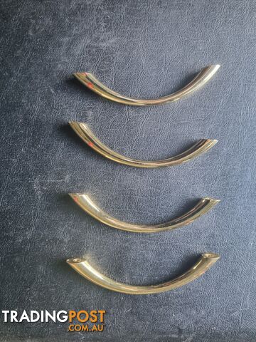 4 x gold door handles