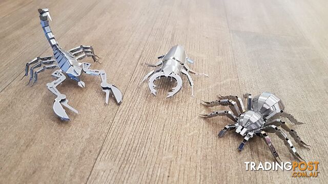 3-d Metal Model Animals. Kit form. FREE Postage. $12 each. Build a stunning 3-d model.