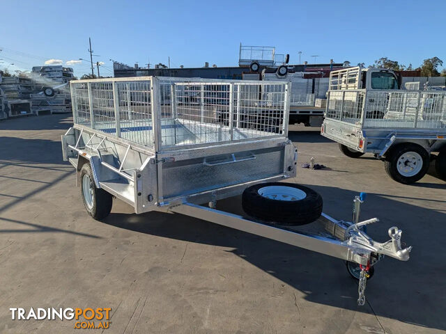 8x5 Premium HD Box Trailer with 425mm High Sides â 750kg ATM Galvanised