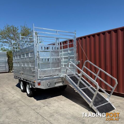 All-New 2026 Model 12x7 Flat Top Cattle Trailer â 3500kg/4500kg ATM