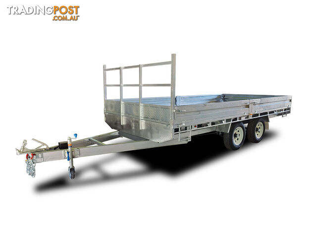 16x8 Flat Top Trailer For Sale (Flatdeck) ATM-3500KG WITH RAMPS