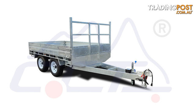 10x6 Flat Top Trailer (Flatdeck) ATM 3500KG WITH RAMPS