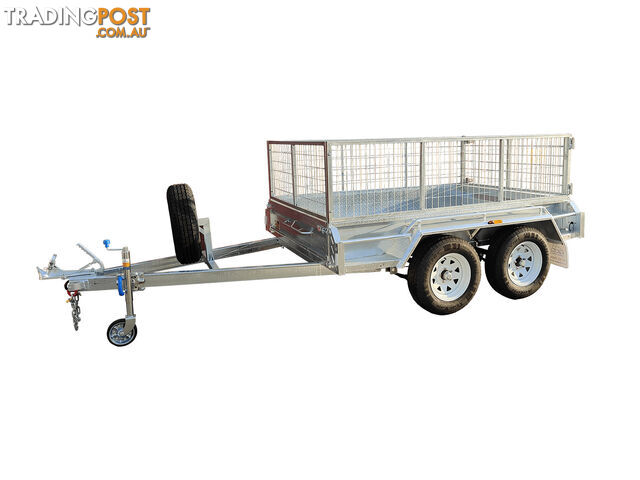 8x6 Tandem Box Trailer ATM-2000kg For Sale With Jockey Wheel