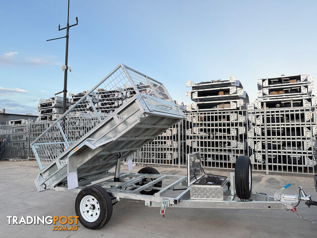 8x5 Hydraulic Tipper Box Trailer For Sale 1400kg ATM - photo 2 of 4