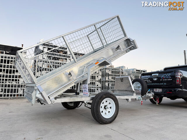 8x5 Hydraulic Tipper Box Trailer For Sale 1400kg ATM