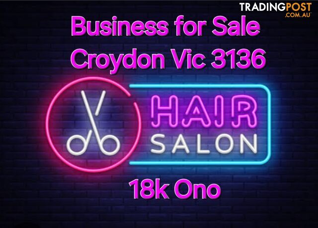 Hairdressing salon with clientele for sale