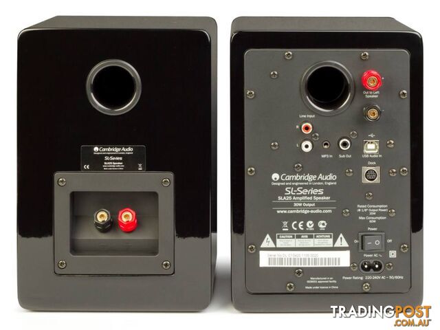 Cambridge Audio SLA25 active speakers down from $599 to $359 pair - photo 3 of 5