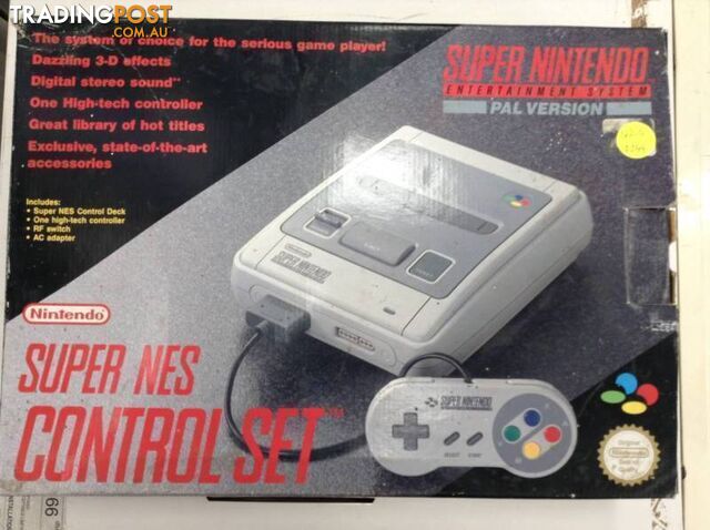 Super Nintendo in Original Box