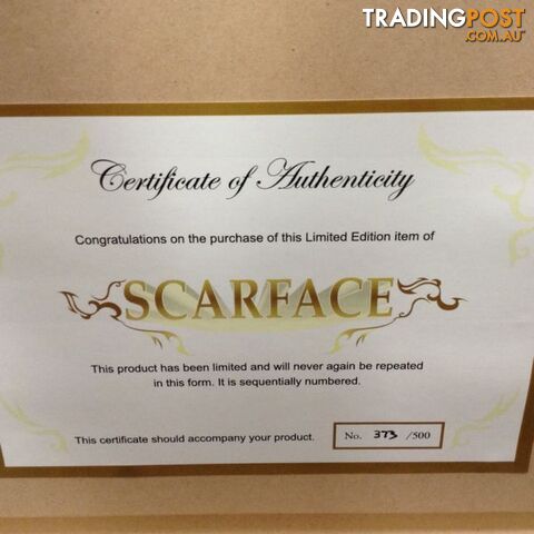 Scarface Signed and Framed Memorabilia - photo 2 of 4