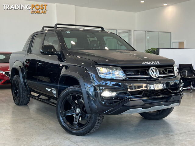 2020 VOLKSWAGEN AMAROK TDI580 HIGHLINE BLACK 2H AUTO 4MOTION PERM MY20 DUAL CAB UTE