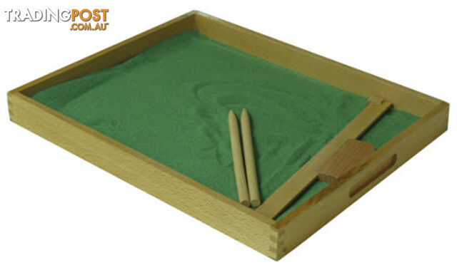 Sand Tracing Tray - Large with clear base and tools - LA43000