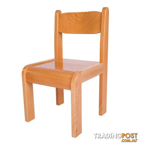 Chair Solid Beech Wood Natural Finish 2-5 - FT0201