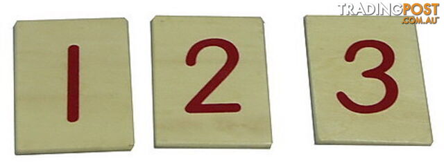 Printed Numbers for the Number Rods - MA001-2.300200