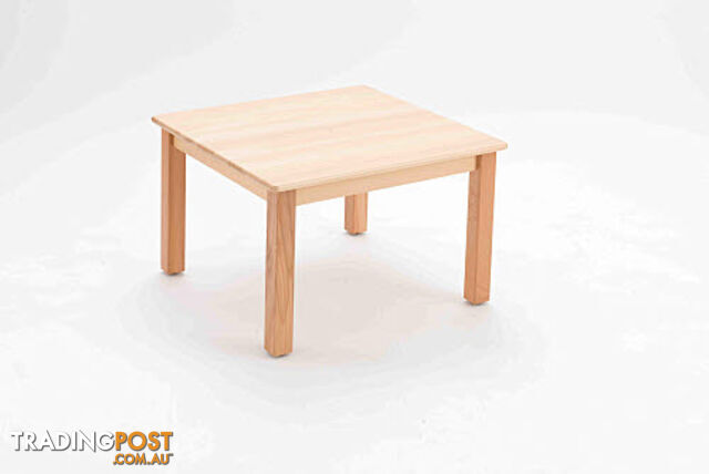 Table Square Beech Wood - sml 45cm high - FT49202-45