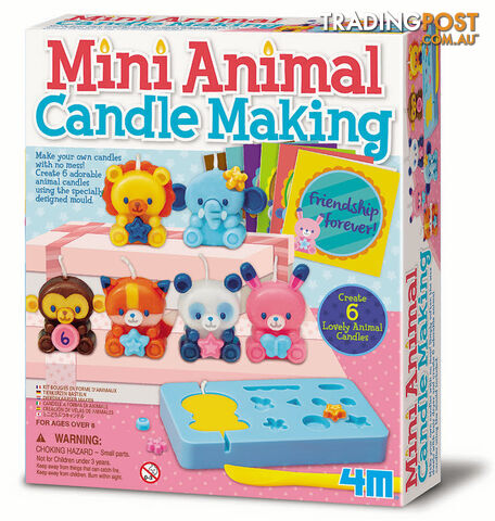 4M - Mini Animal Candle Making Kit - EGJ4681