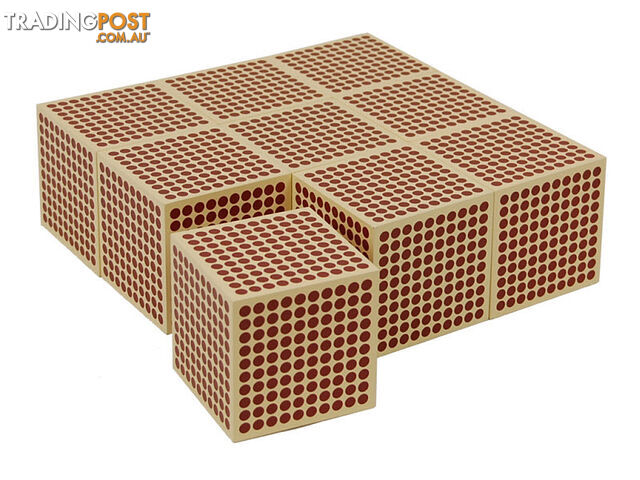Wooden Cubes of 1000: set of 9 - MA025.302860